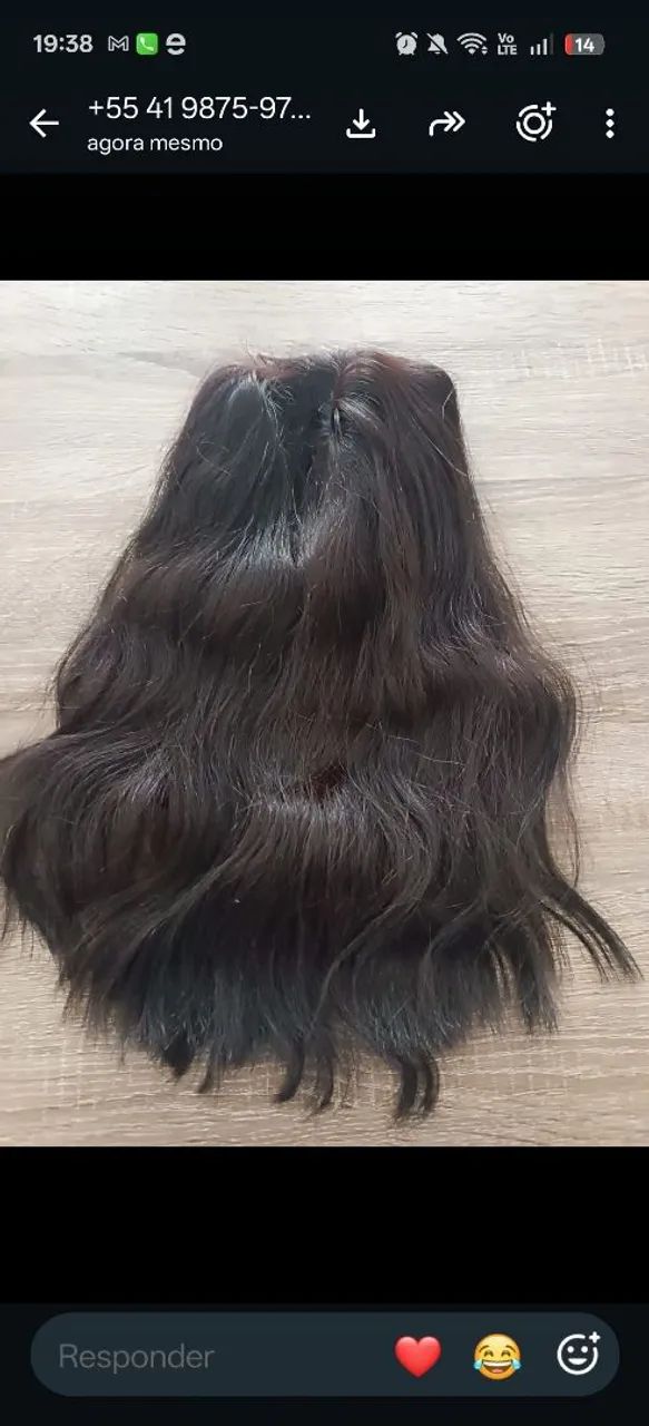 Cabelo humano na tela  - Foto 2