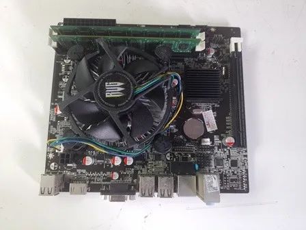 placa mãe 1155 com core i3 + 6gb de memoria ram + espelho e cooler