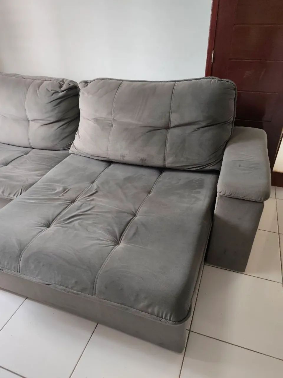Sofa com extensão  - Foto 4