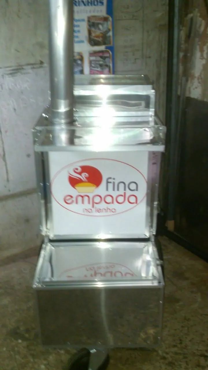 carrinho de empadas a lenha