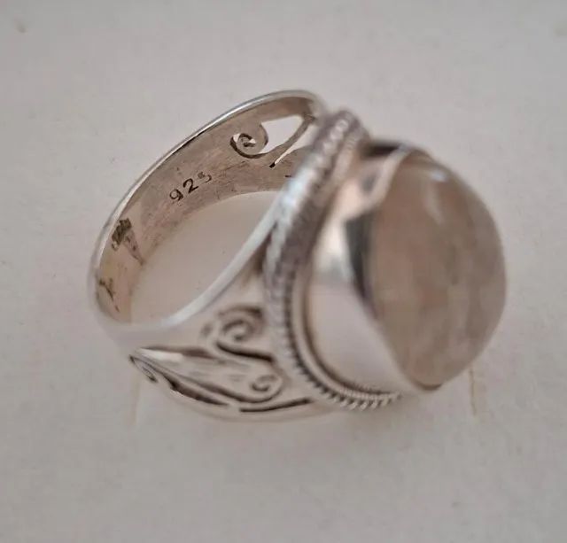 Anel em Prata 925 com Quartzo Rutilado Natural - Foto 5