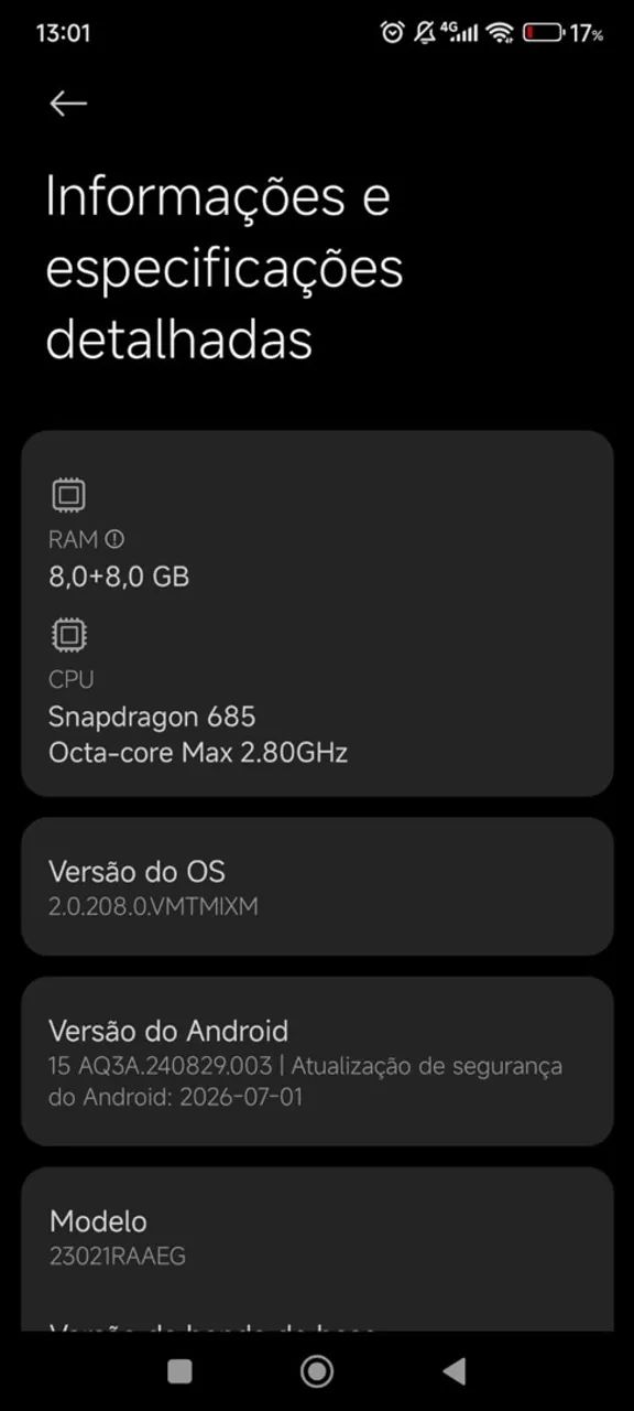 Smartphone Redmi Note 12 16Gb de ram e 256Gb - Foto 5