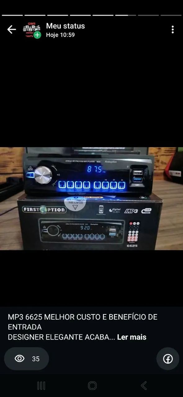 Auto rádio mp3 firstoption - Foto 4