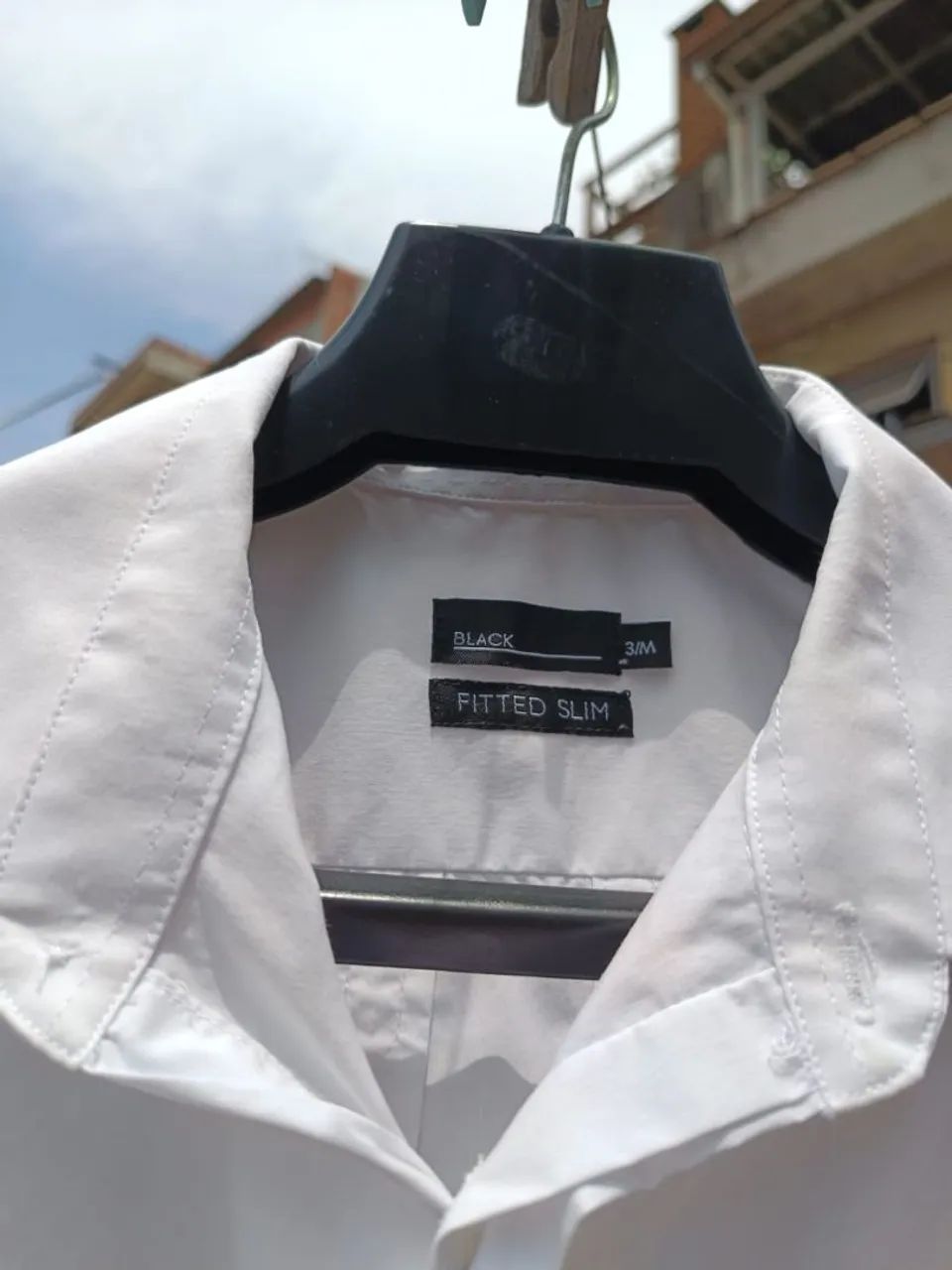 Camisa branca masculina M - Foto 3