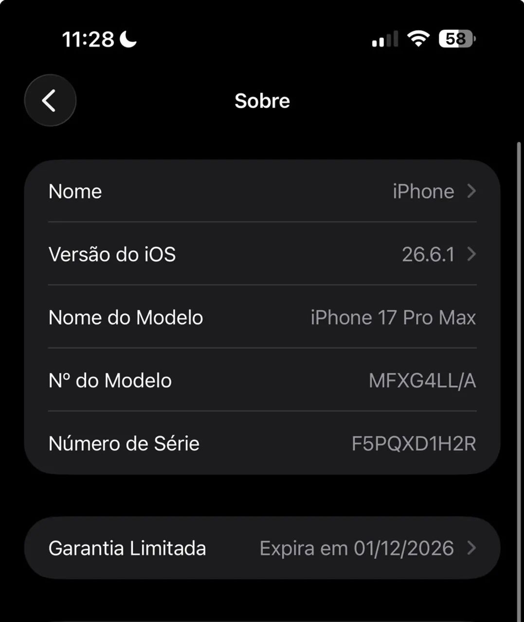 Iphone 17 pro max 256 GB ainda na garantia apple - Foto 4