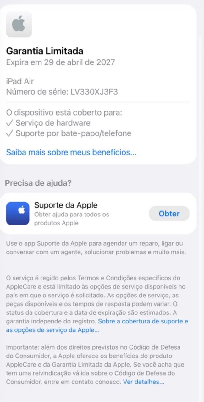 iPad Air 2025 silver (1 mês de uso) impecável  - Foto 5