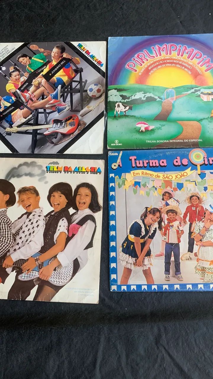 Trem da Alegria, Pirlumpimpim e Turma do Pirulito em Vinil