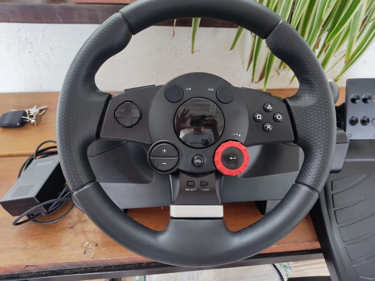 Volante GT PS3 e PC usado em bom estado - Foto 3