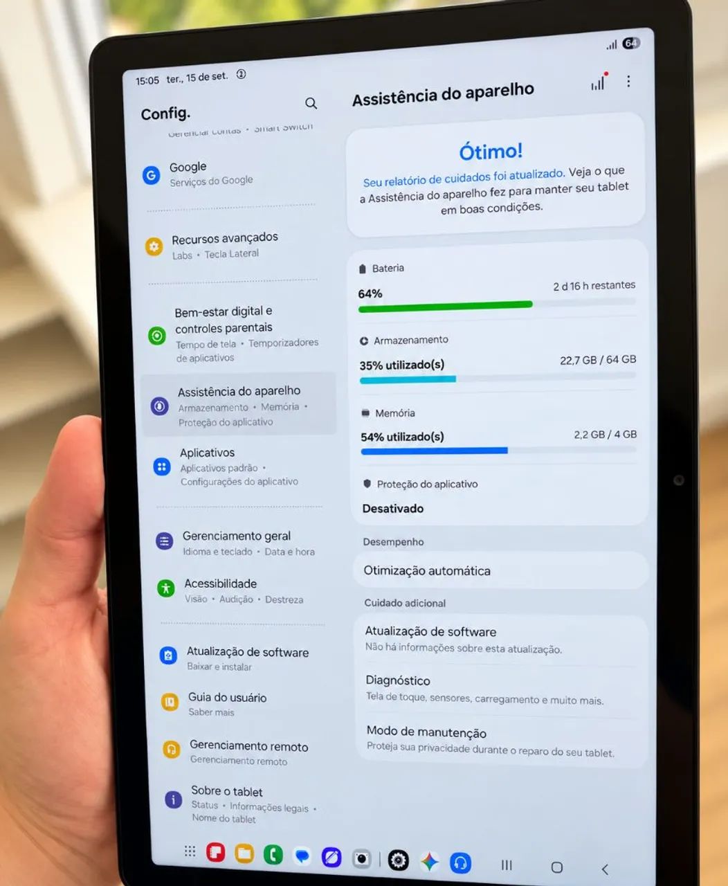 SAMSUNG GALAXY TAB A9+ 5G com capa, mouse e teclado<br><br> - Foto 2