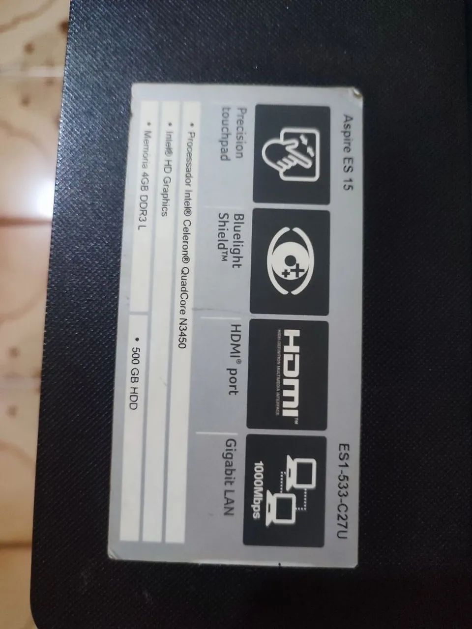 Notebook Aspire ES 15 - Foto 4