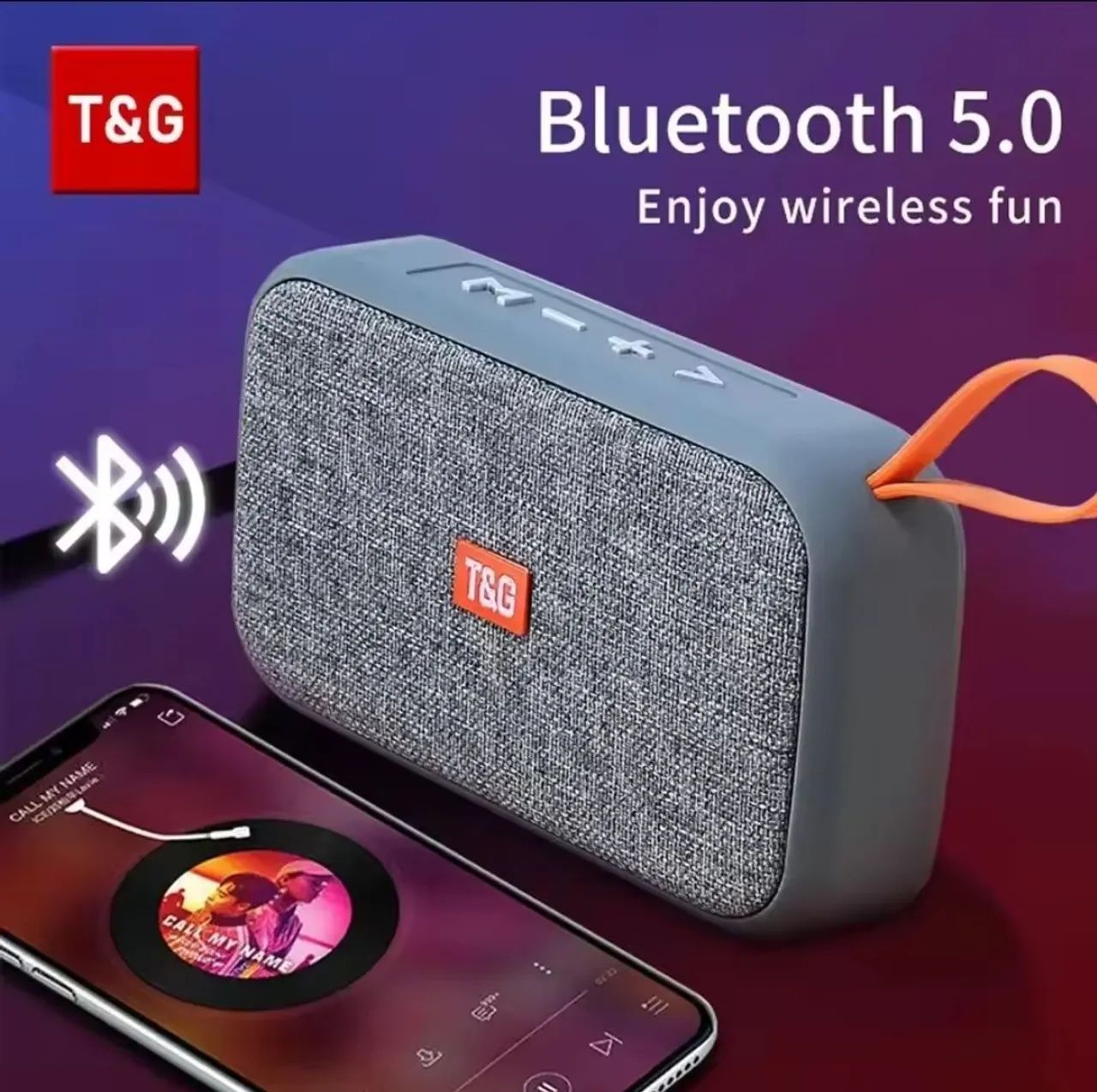 Caxinha de som Bluetooth com rádio 