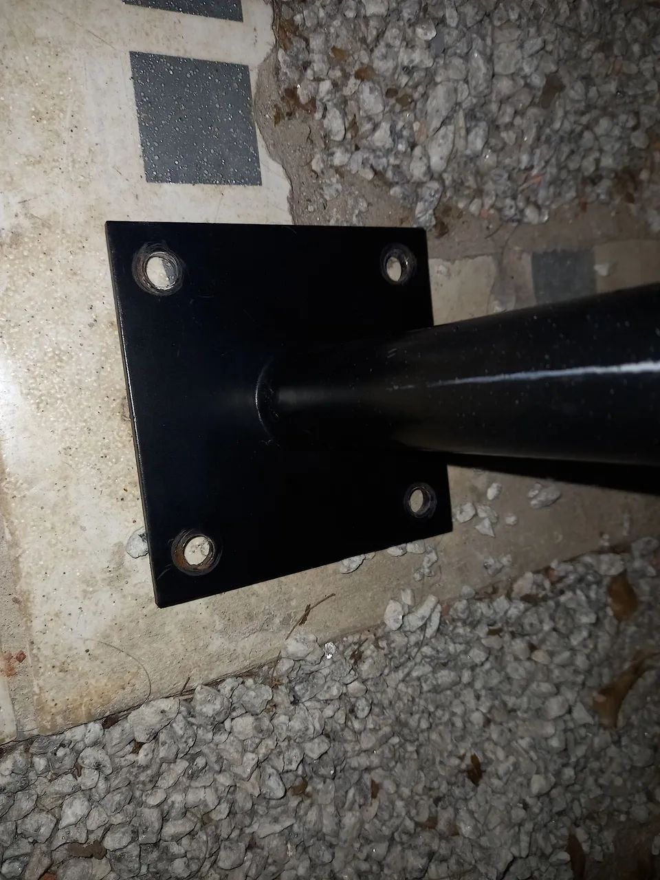 Placa Redonda de metal usada. - Foto 3