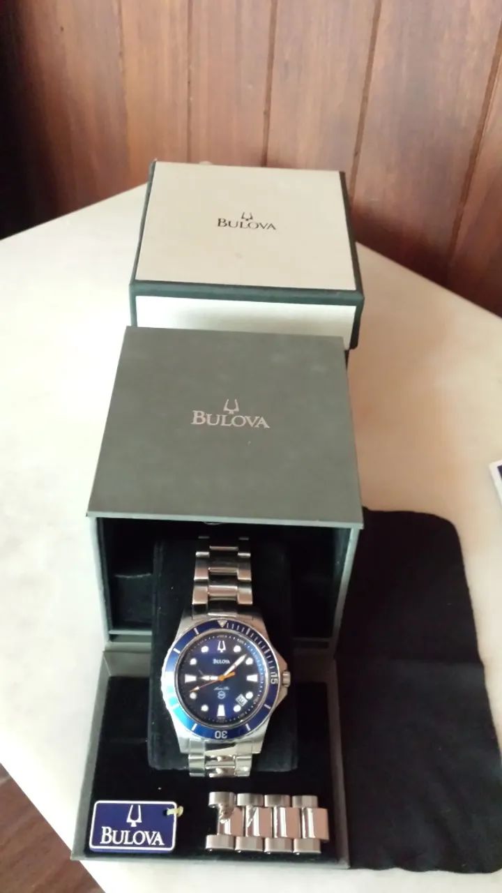 Relógio Bulova  200mts Modelo Marine Star U S A  - Foto 2