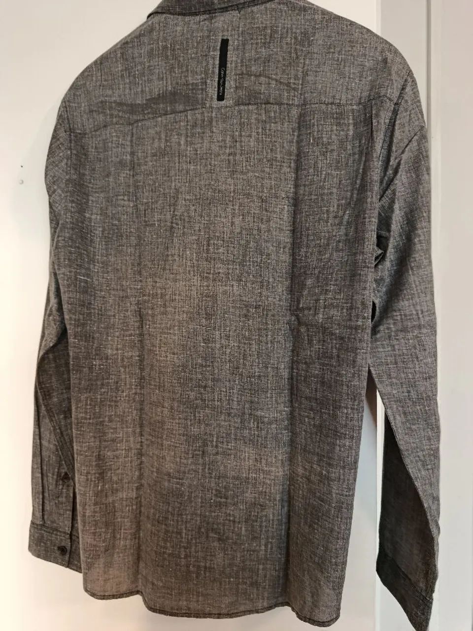 Camisa Calvin Klein cinza M - Foto 5