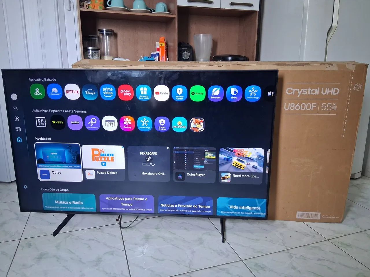 Tv 55 UHD 4K Samsung com Alexa e Xbox Entrego  - Foto 5