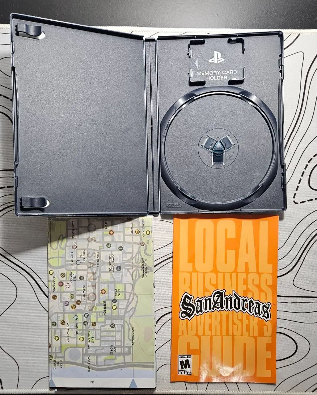 [PS2] Capa com Manual e Mapa GTA San Andreas Greatest Hits PS2 - Foto 4