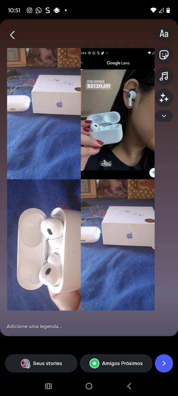 Apple Airpods pro - sim imersivo e cancelador de ruido