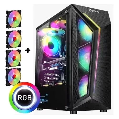 Gabinete Gamer + 4 fans