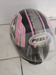 capacete rosa