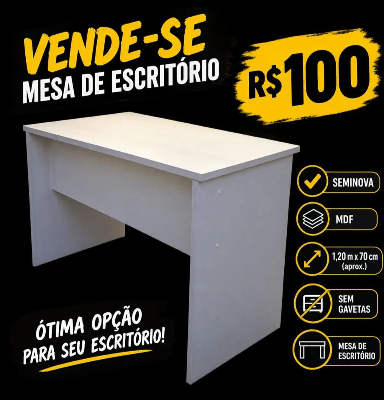 Mesa p escritório  - Foto 2