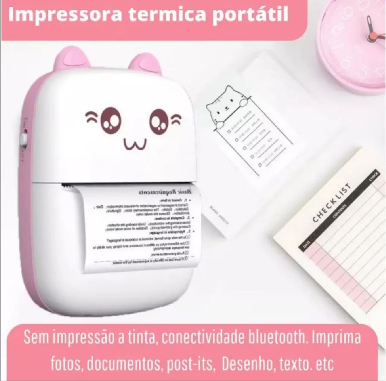 Impressora térmica portátil 57mm