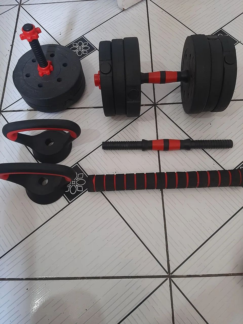 Halteres para exercícios academia casa