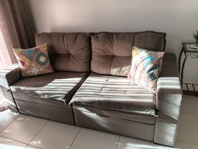 Sofá retrátil atlantida móveis  - Foto 2