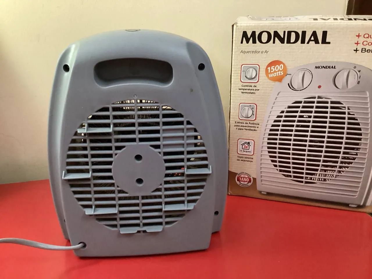 Aquecedor eletrico mondial 110v - Foto 2
