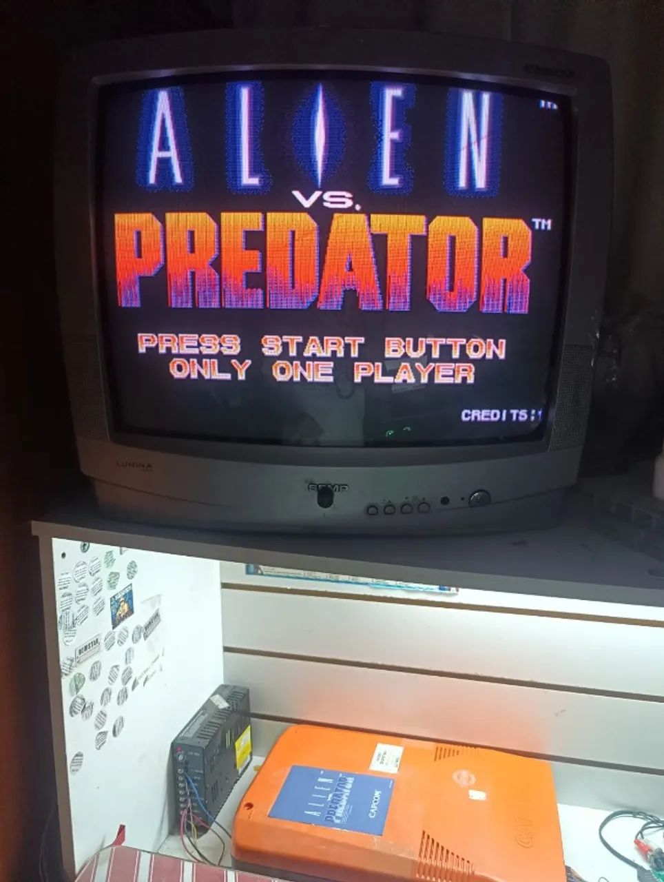  Placa Cps2 Capcom fliperama  Alien Vs Predator Conversão