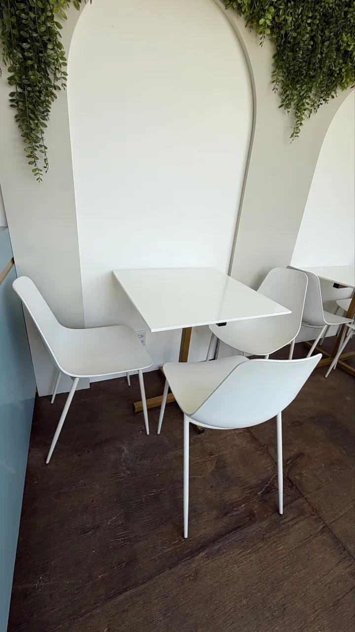 Mesa nanoglass com 3 cadeiras!  - Foto 3