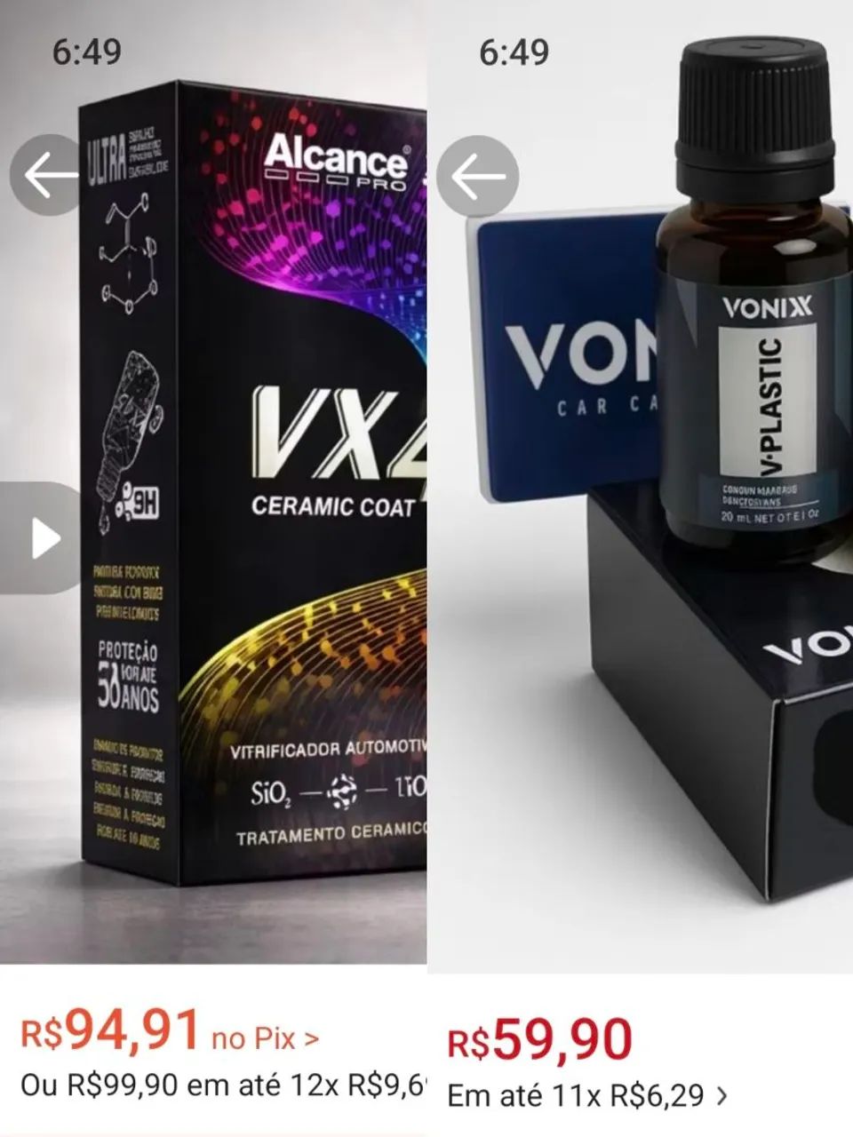 Vendo kit proteção 