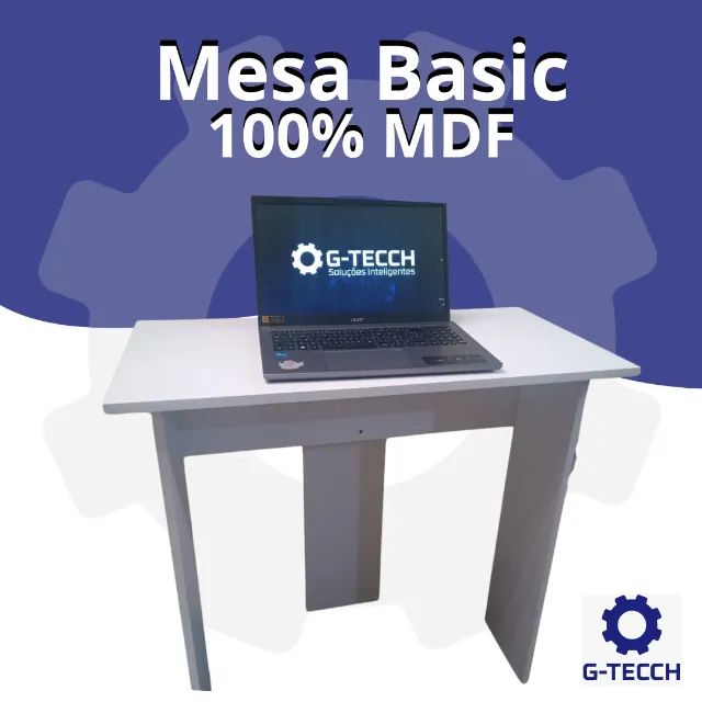 Mesa de Escritório NOVA MDF Multiuso para Notebook Computador Birô Home Office Estudo
