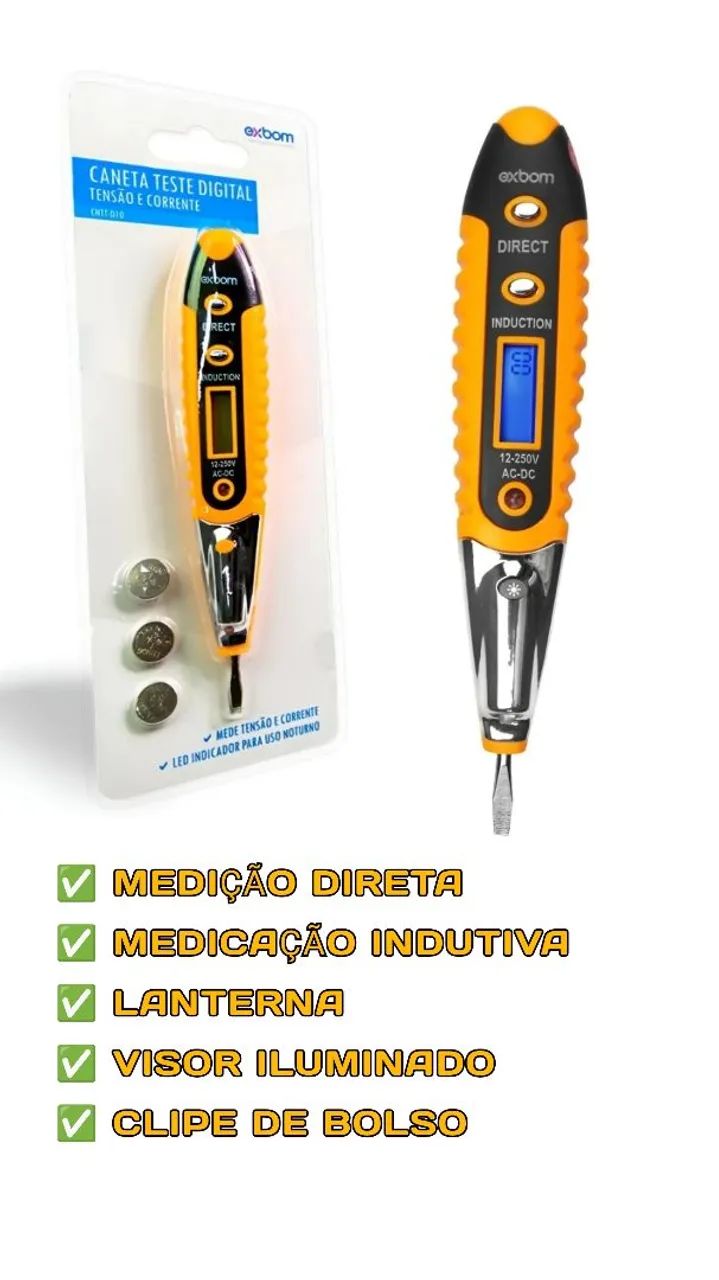 CANETA TESTE DIGITAL EXBOM - Foto 2