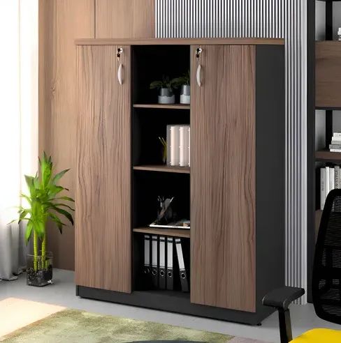 Armário Alto Credenza Premium - Móvel Executivo de Alto Nível