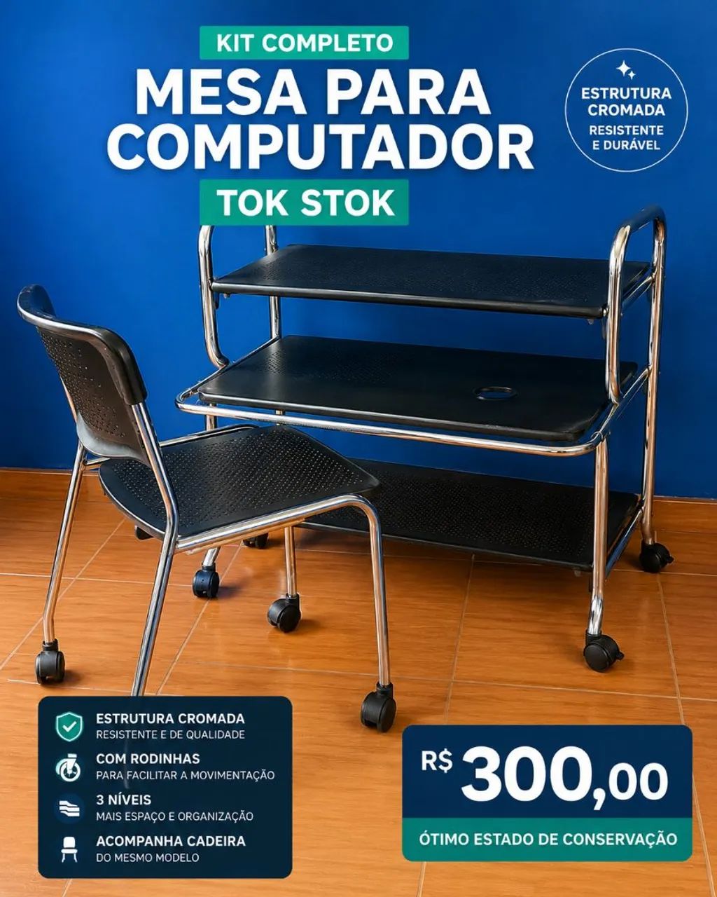 Escrivaninha Tok Stok  - Foto 2