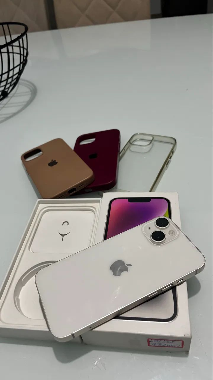 IPHONE 14 128GB BRANCO | MUITO bem conservado 