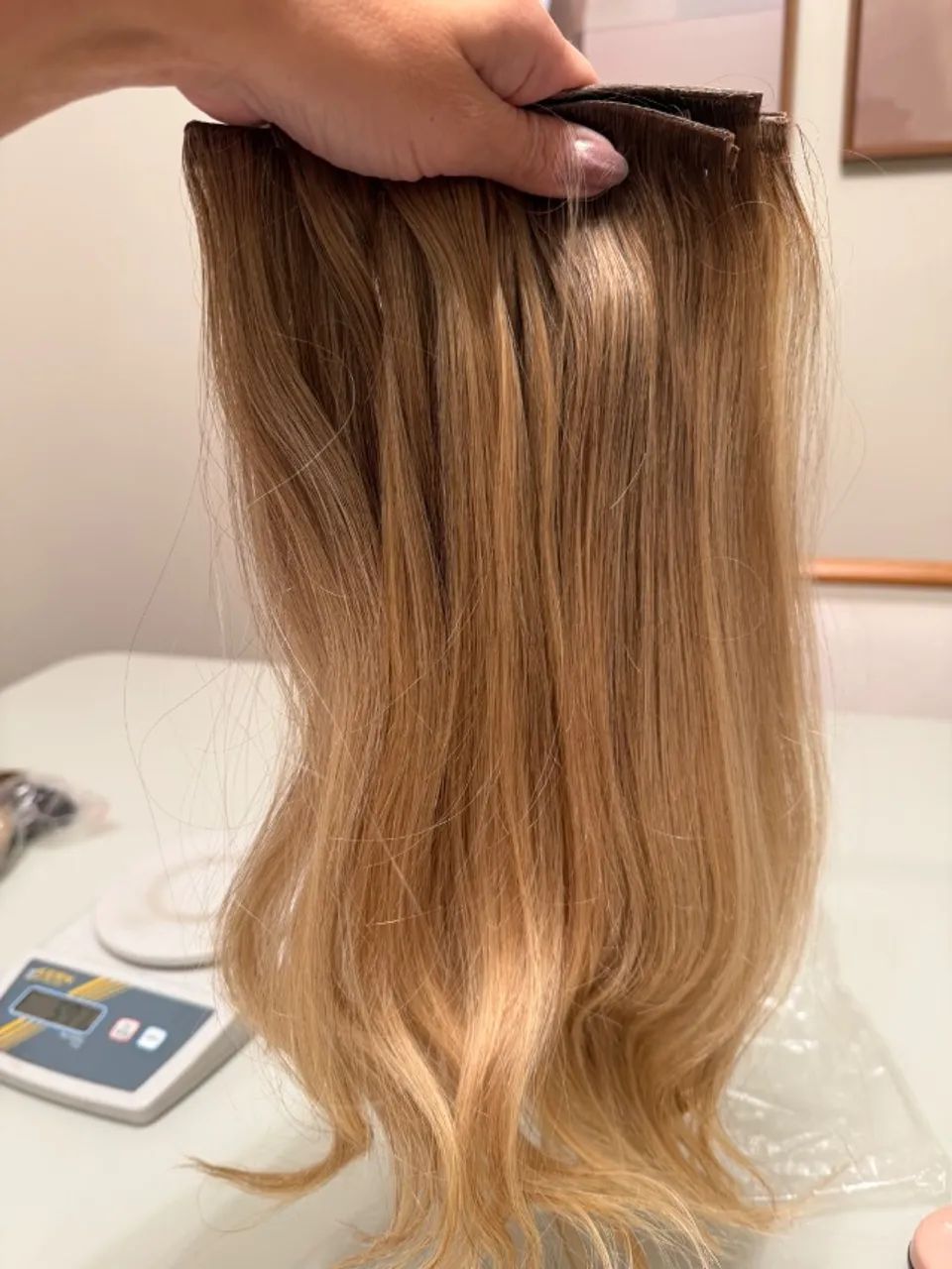 Cabelo Loiro do Sul na Fita 40cm  - Foto 5