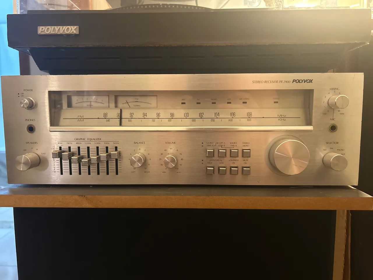 Aparelho Som vintage Polyvox (Toca discos, Receiver e caixas) - Foto 3