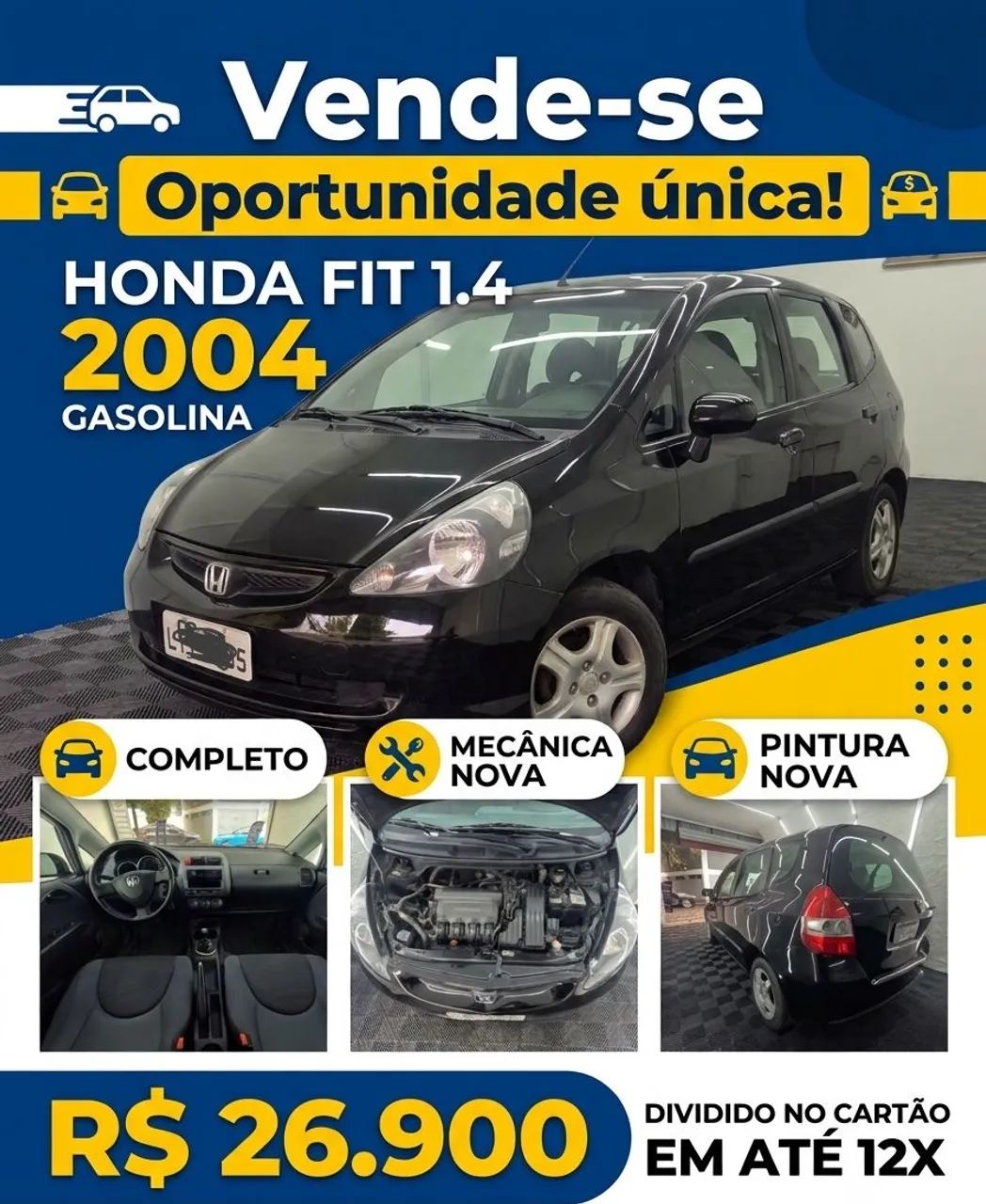 Honda Fit LX 1.4/ 1.4 Flex 8v/16v 5P Mec. 2004