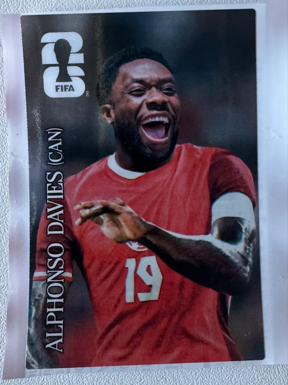 Figurinha Panini Alphonso Davies Copa 2026