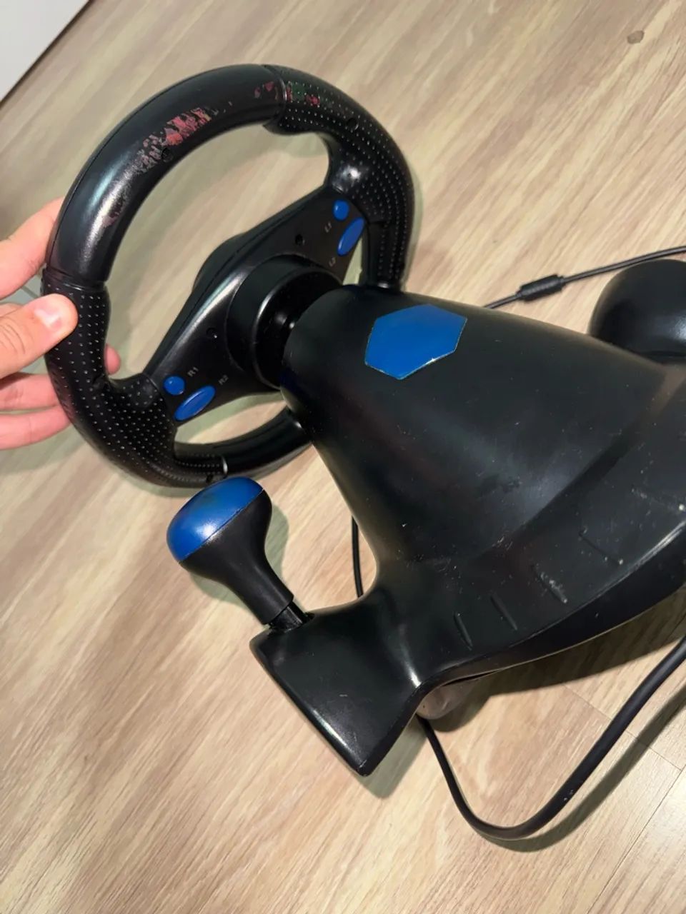 Volante com Pedal para PS4/PC/PS5 ? Funcionando Perfeitamente - Foto 3
