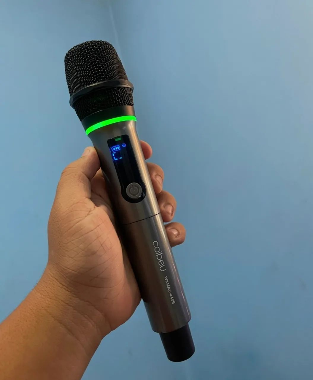 Microfone sem fio coibeu