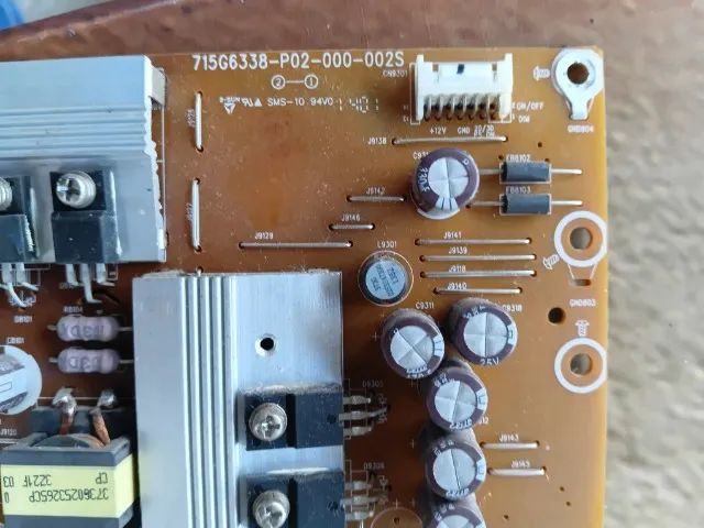 Placa Fonte TV Philips 47PFG6809/78 - Código 715G6338-P02-000-002S - Foto 2