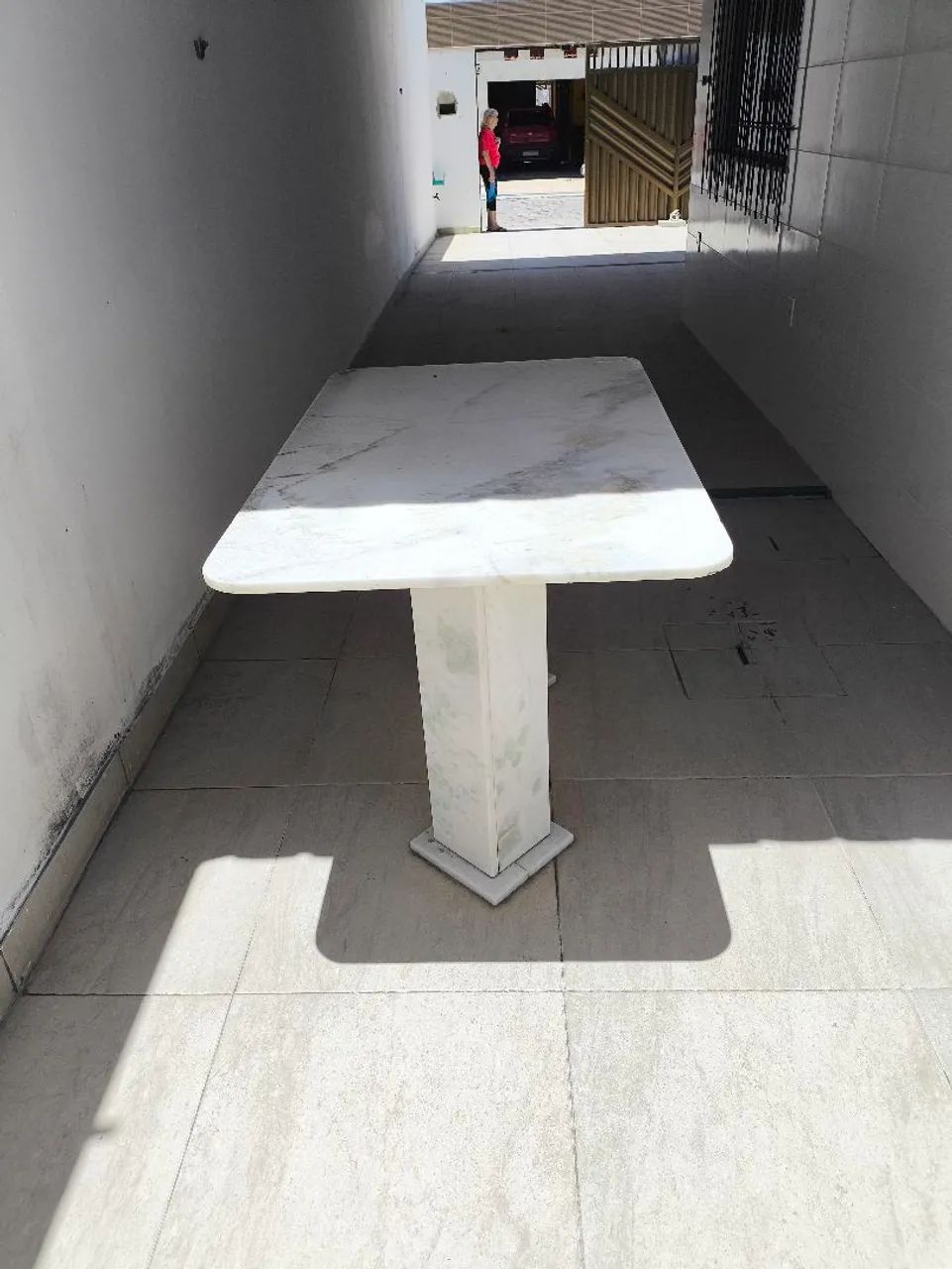 Mesa de mármore branca - Foto 4