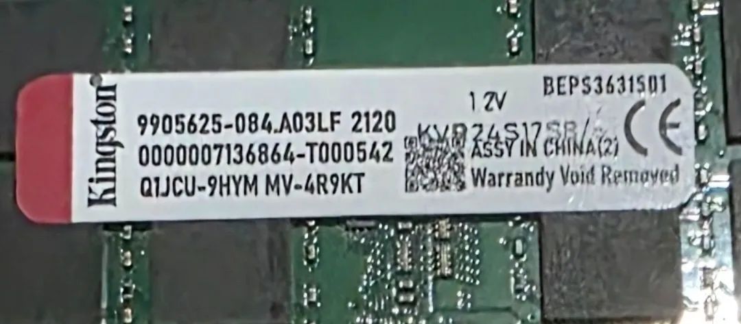 Memória RAM Notebook Kingston DDR 4, 8 GB, 2400 MHz. - Foto 2