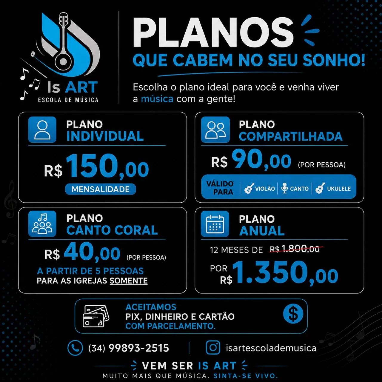 Aulas de Violão Canto Ukulele 