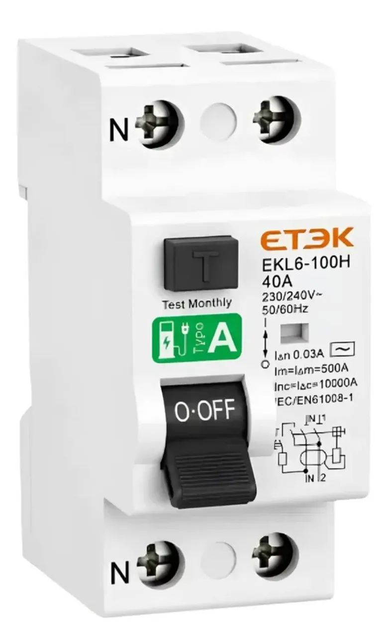 Interruptor Dr 2p 40a Etek