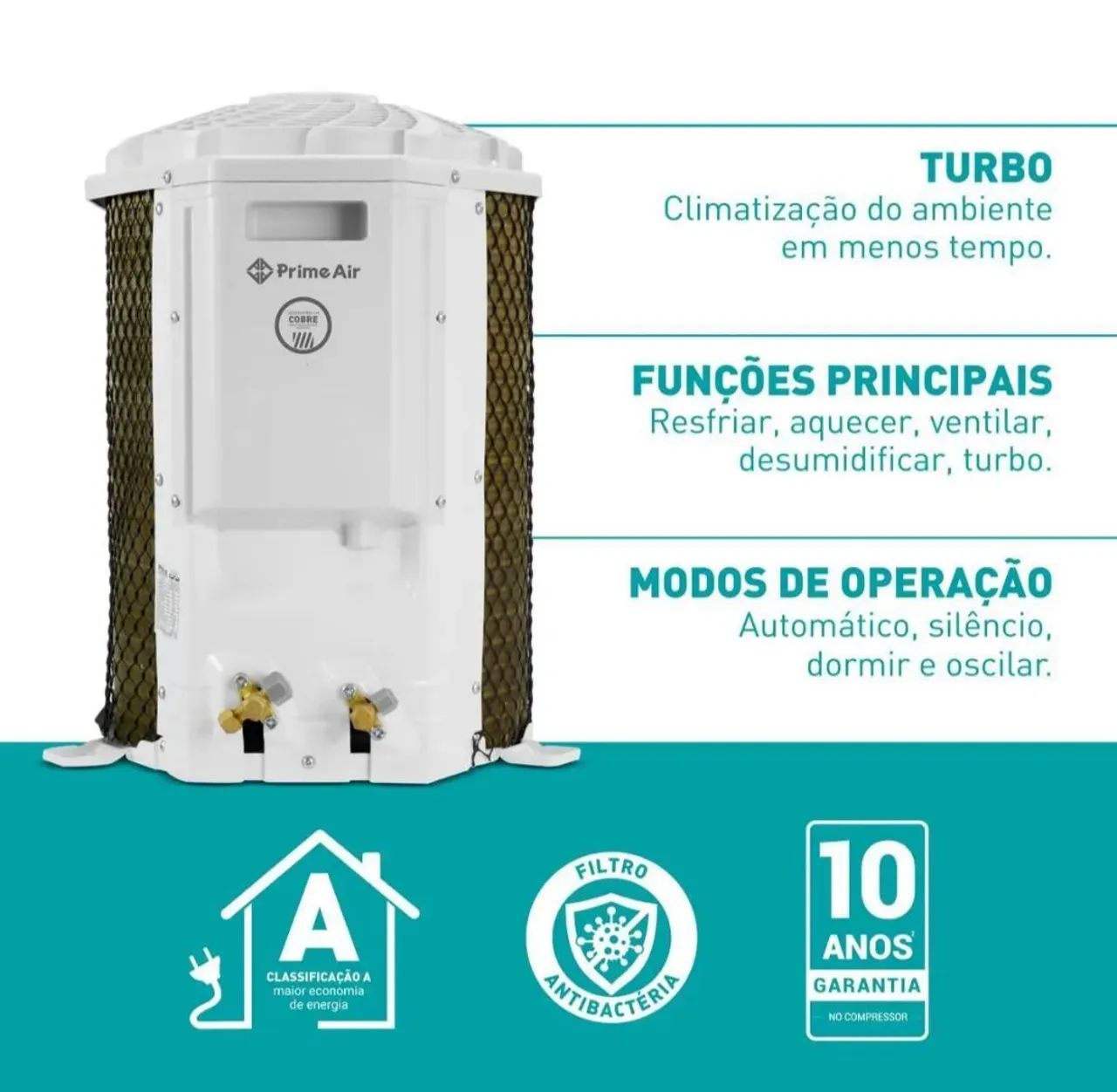 Ar-Condicionado Britânia Air Split Inverter 12000BTUs 12QC - Foto 6