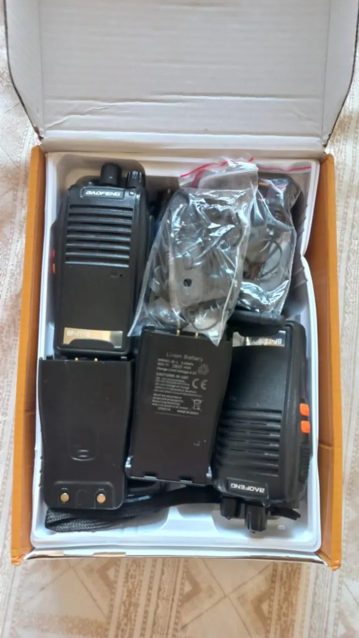Kit 2 rádios comunicador Walk Baofeng - Foto 2