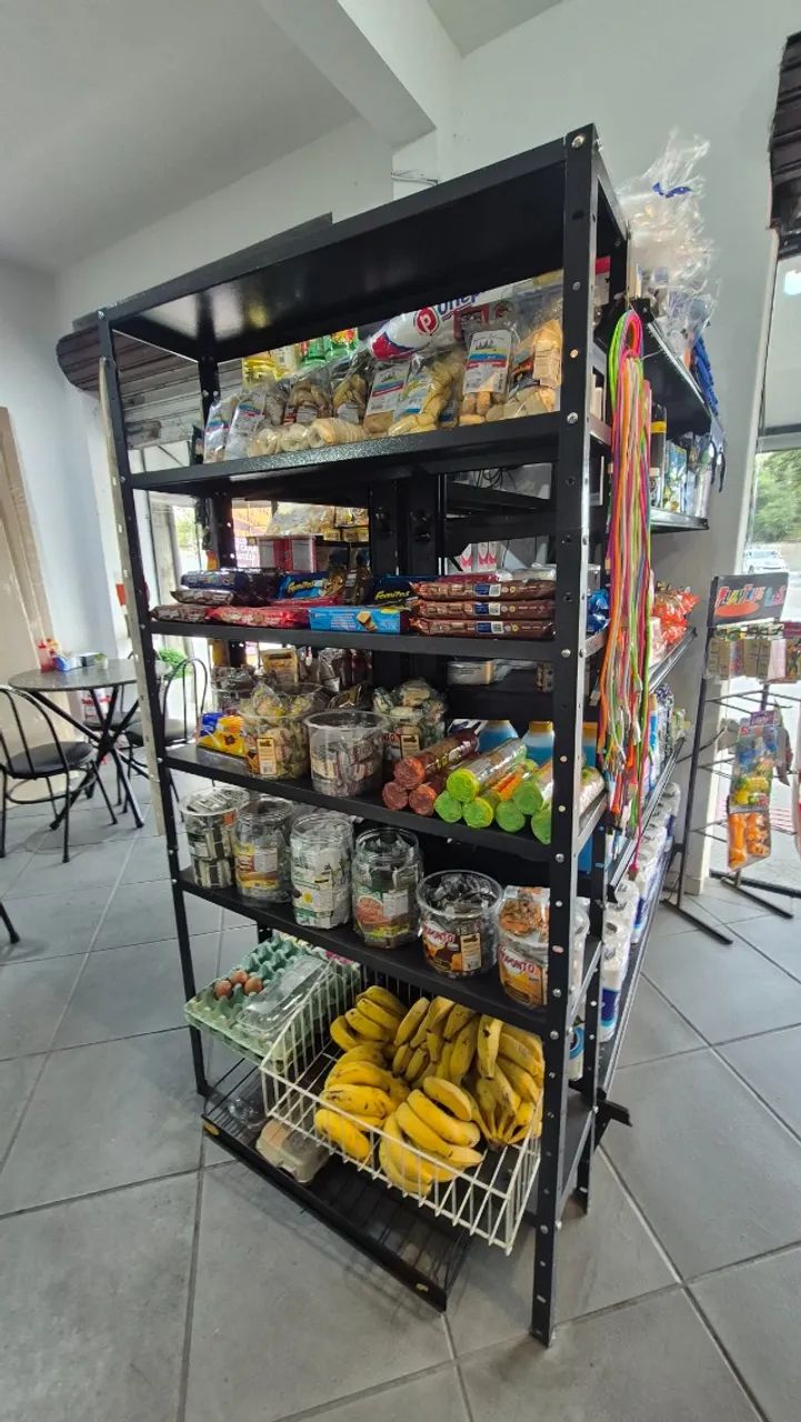 Prateleira / Gôndola de aço para mercado / padaria / comércio - Foto 4